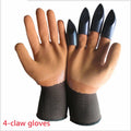 Digging gloves, gardening, dipping, labor protection, paws, garden planting, vegetable, flower, weeding protection