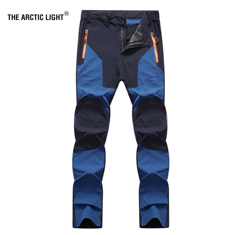 Men Hiking Camping Pants Wear Resistant Quick Dry Anti UV Pant Waterproof Elastic Trousers 5XL Climbing Trekking Summer