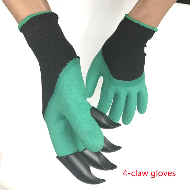 Digging gloves, gardening, dipping, labor protection, paws, garden planting, vegetable, flower, weeding protection