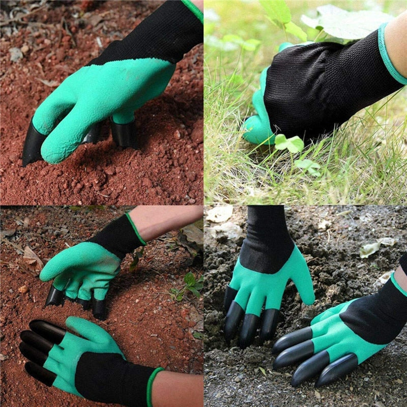 Digging gloves, gardening, dipping, labor protection, paws, garden planting, vegetable, flower, weeding protection