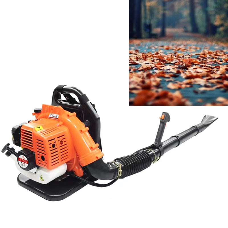 42.7CC Back Pack Blower Two-stroke Engine Gas Powered Leaf Blower with Silencers